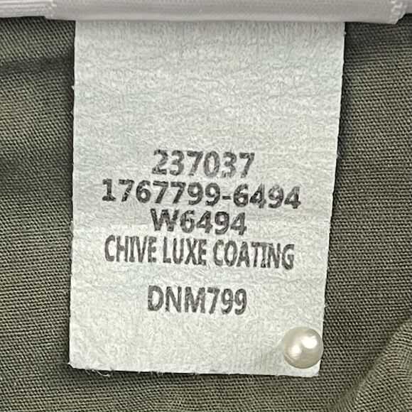 PAIGE Hoxton Ankle Pants Size 27 Green Chive Luxe Coating Slim Fit Stretch - Picture 11 of 14